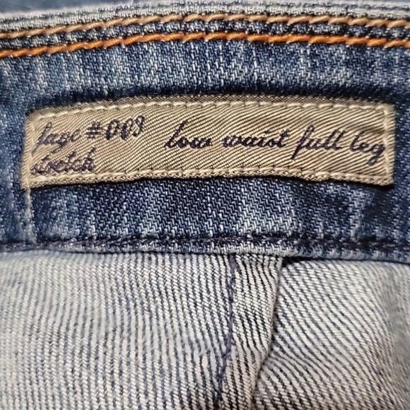 Citizens Of Humanity FAYE #003 Flared Jeans Size 29 Distressed Hem Medium Wash - Picture 8 of 12